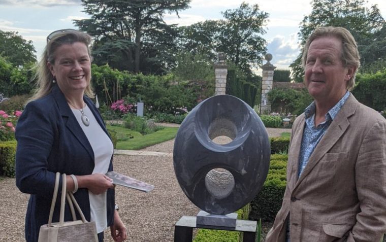 Camilla Carlbom Flynn with James Birch at Doddington Hall, Lincolnshire