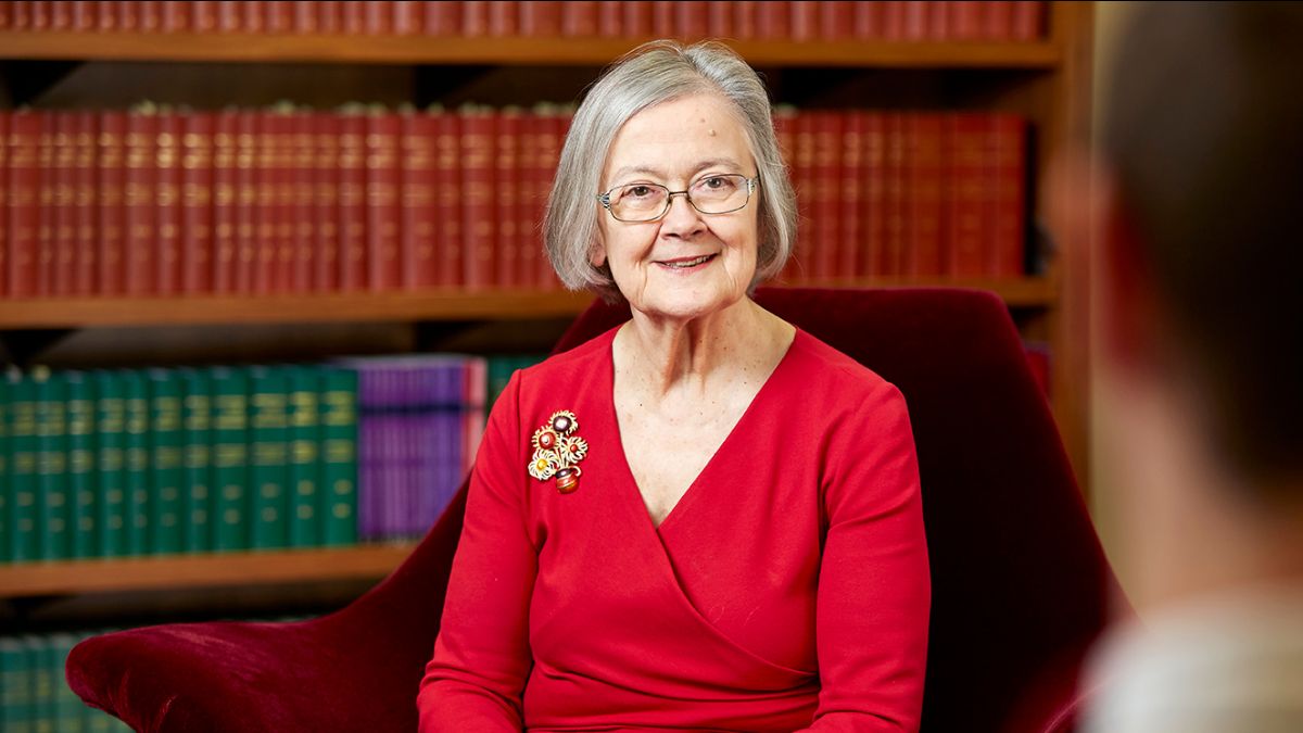 Baroness Hale of Richmond posing for a picture